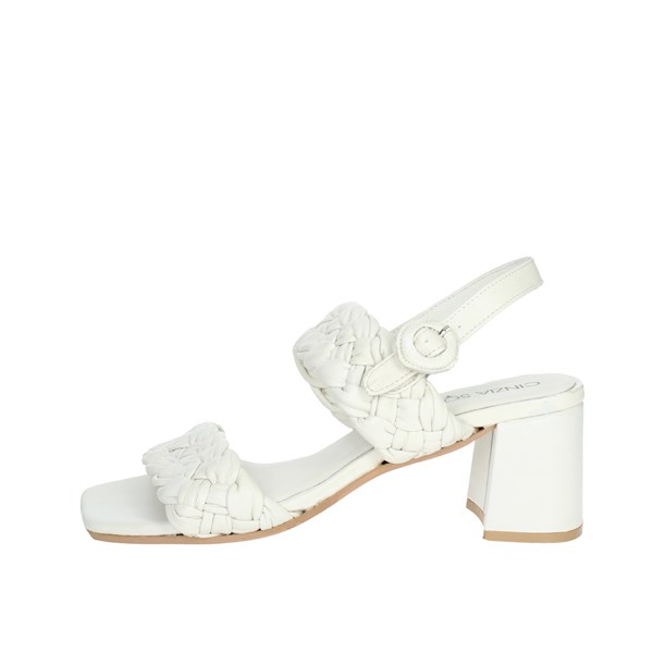 Cinzia Soft Shoes Heeled Sandals White IB3103