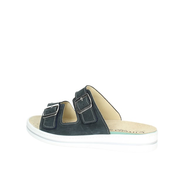 Cinzia Soft Shoes Flat Slippers Blue IMR75013NB