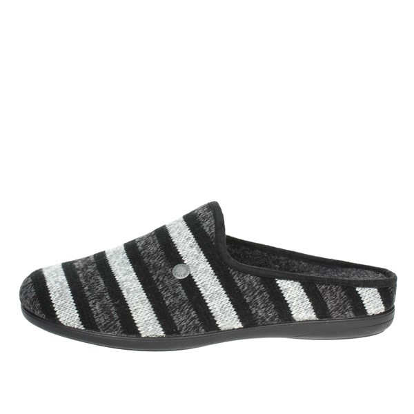 Grunland Shoes Slippers Grey/Black CI2666-B2
