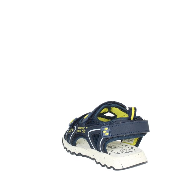 Asso Shoes Flat Sandals Blue/Yellow AG-13503