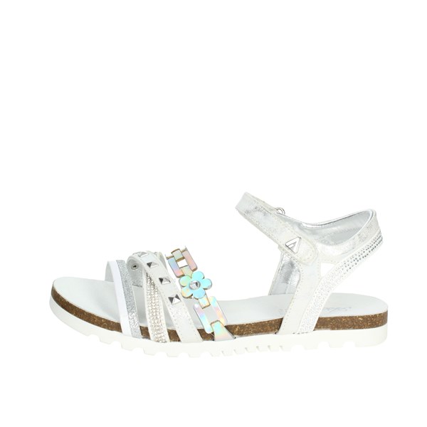 Asso Shoes Sandal White/Silver AG-13353