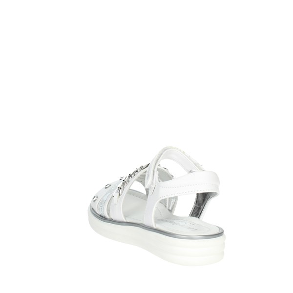Laura Biagiotti Love Shoes Flat Sandals White 7931