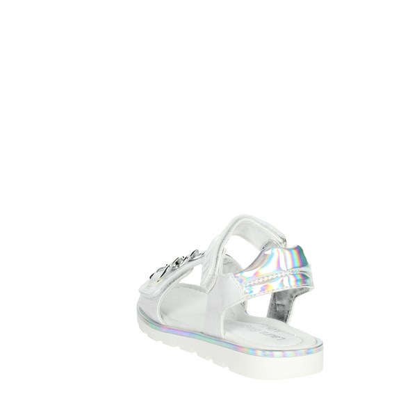 Laura Biagiotti Love Shoes Flat Sandals Silver 7920
