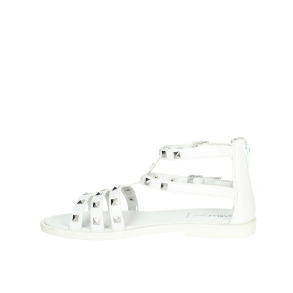 Gaelle Paris Shoes Flat Sandals White G-1432