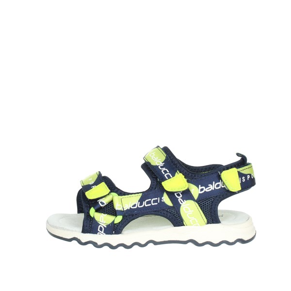 Balducci Shoes Flat Sandals Blue/Yellow BS3564