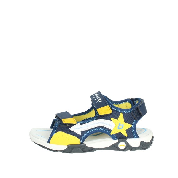Balducci Shoes Flat Sandals Blue/Yellow BS3590