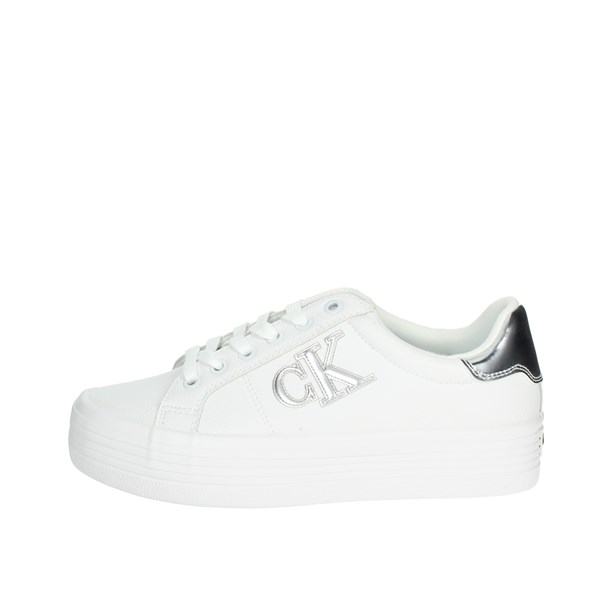 Calvin Klein Jeans Shoes Sneakers White/Silver YW0YW00763