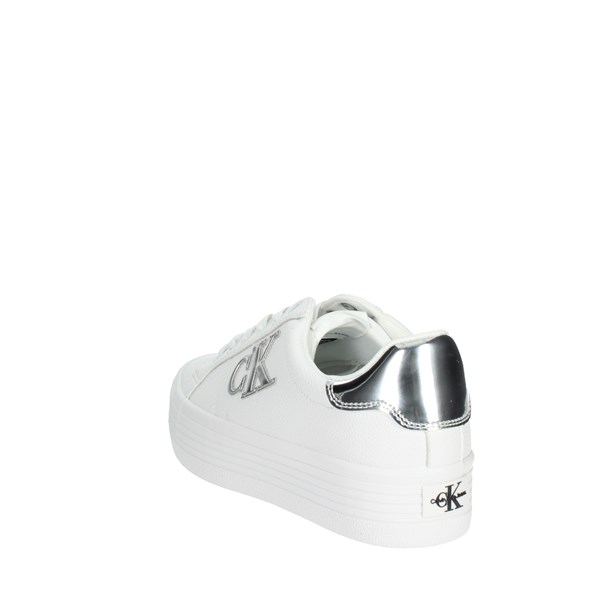 Calvin Klein Jeans Shoes Sneakers White/Silver YW0YW00763