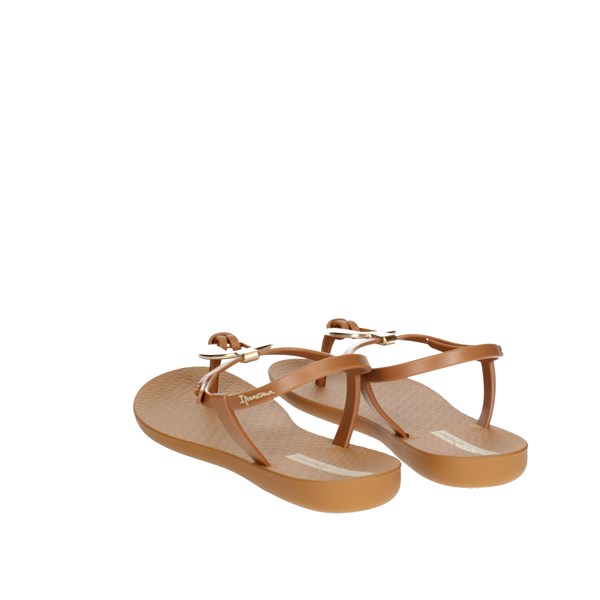 Ipanema Shoes Flip Flops Brown leather 26544
