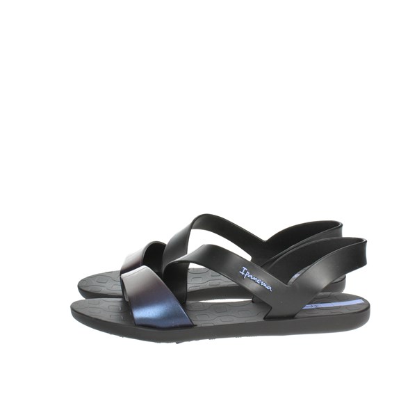 Ipanema Shoes Flat Sandals Black/Blue 82429
