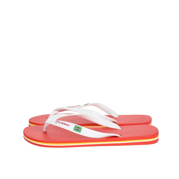 Ipanema Shoes Flip Flops Red/White 80415