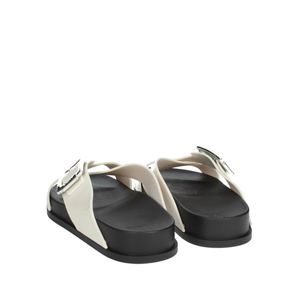 Zaxy Shoes Flat Slippers Beige/Black 18283