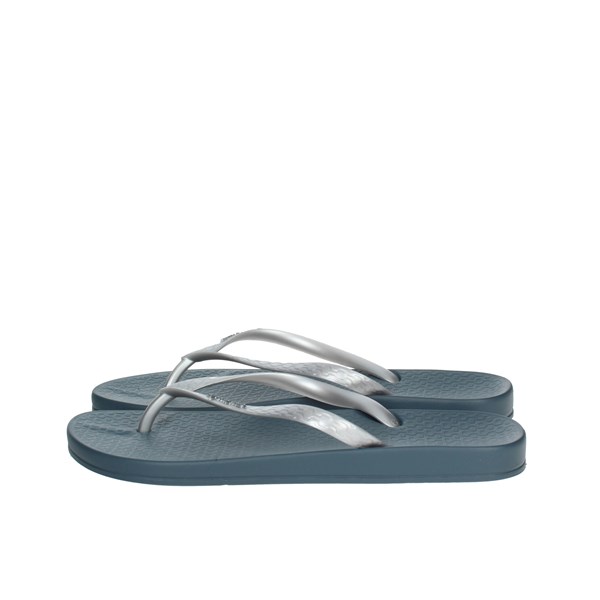 Ipanema Shoes Flip Flops Blue/Silver 81030