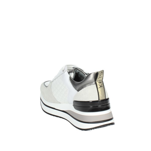 Keys Shoes Sneakers White/Silver K-6880