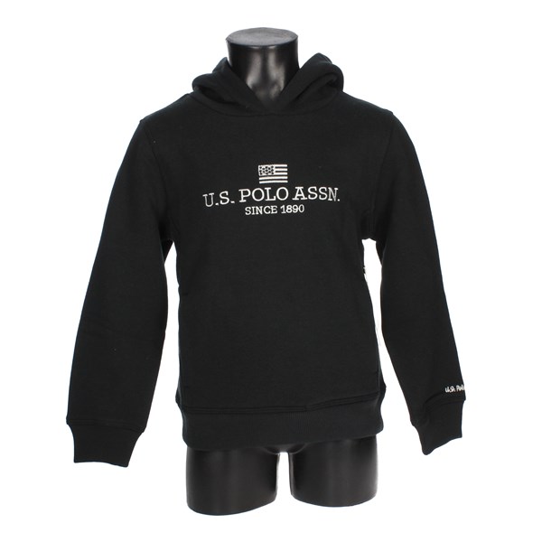 U.s. Polo Assn Clothing Sweatshirt Black 53285 E6PD