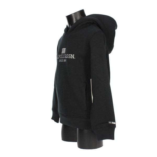 U.s. Polo Assn Clothing Sweatshirt Black 53285 E6PD