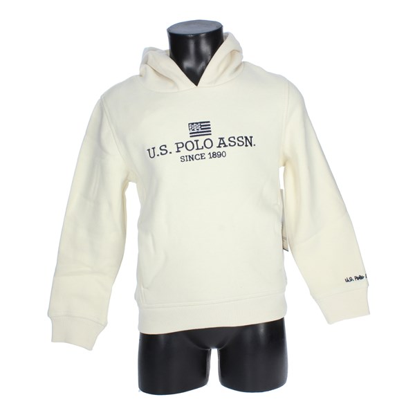 U.s. Polo Assn Clothing Sweatshirt Creamy white 53285 E6PD