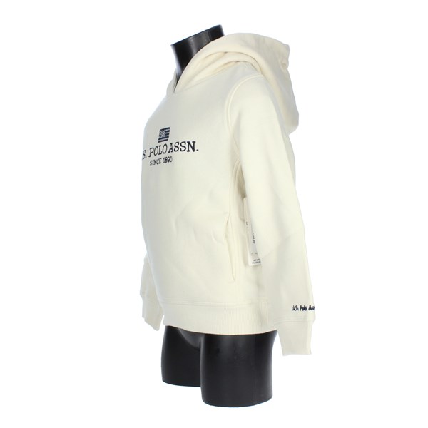 U.s. Polo Assn Clothing Sweatshirt Creamy white 53285 E6PD