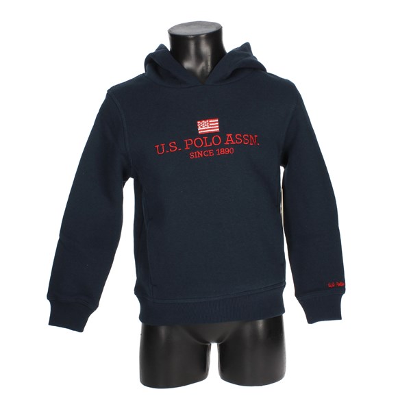 U.s. Polo Assn Clothing Sweatshirt Blue 53285 E6PD
