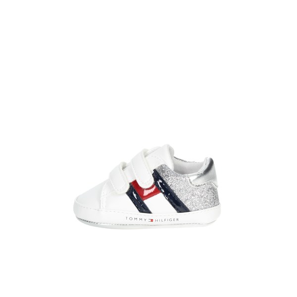 Tommy Hilfiger Shoes Baby Shoes White/Silver T0A4-32284-1528X025