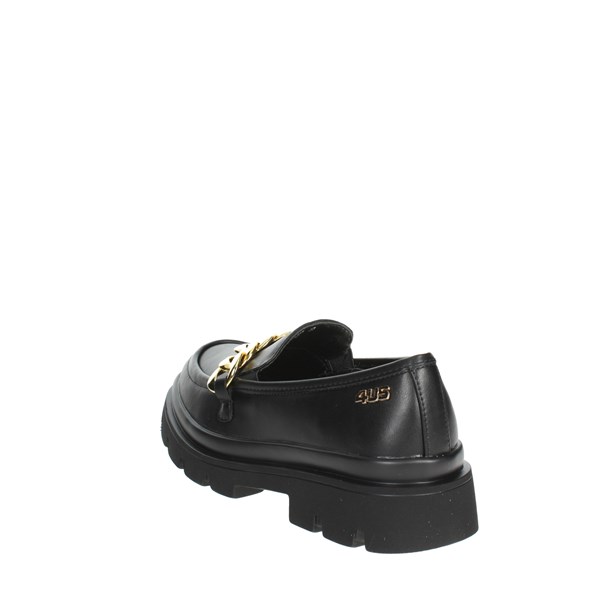 4us Paciotti Shoes Moccasin Black 42220