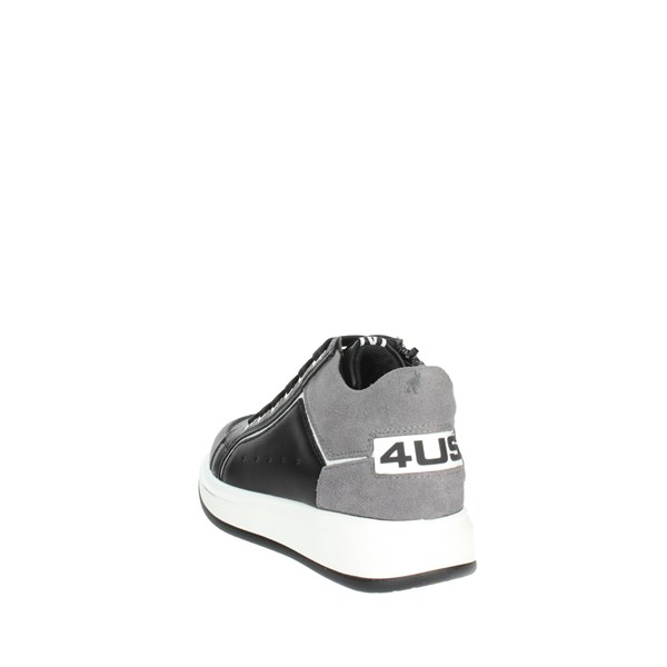 4us Paciotti Shoes Sneakers Black/Grey 42102