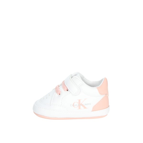 Calvin Klein Jeans Shoes Baby Shoes White/Pink V0A4-80227-1433X134