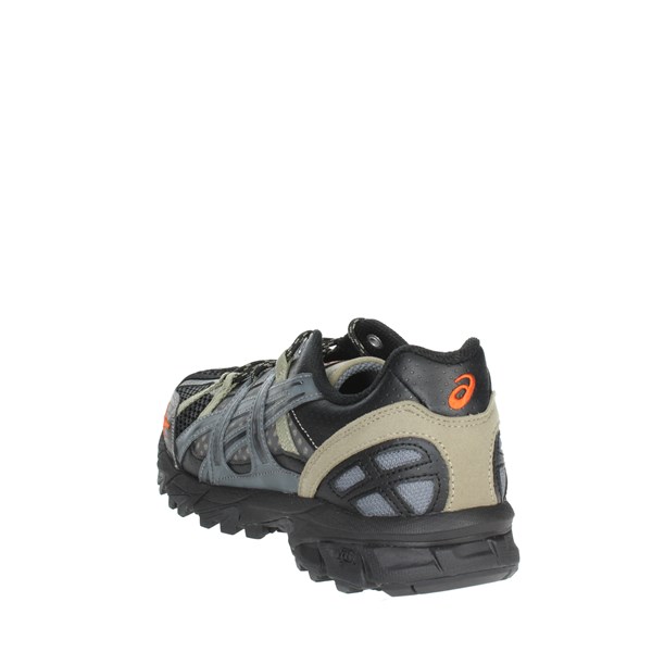 Asics Shoes Sneakers Black/Dark Green 1201A503