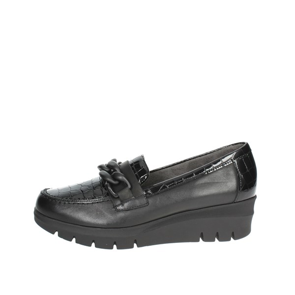 Pitillos Shoes Moccasin Black 1643