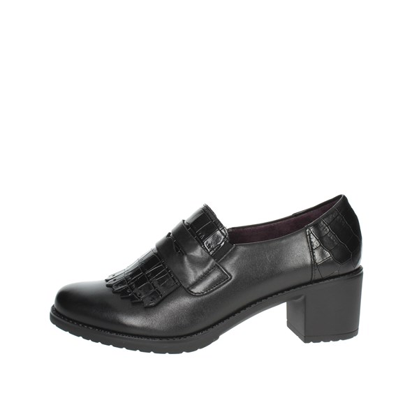 Pitillos Shoes Moccasin Black 1632