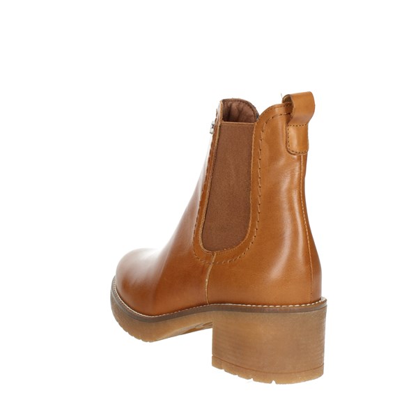 Pitillos Shoes Low Ankle Boots Brown leather 2523