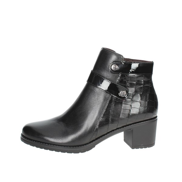 Pitillos Shoes Heeled Ankle Boots Black 1635