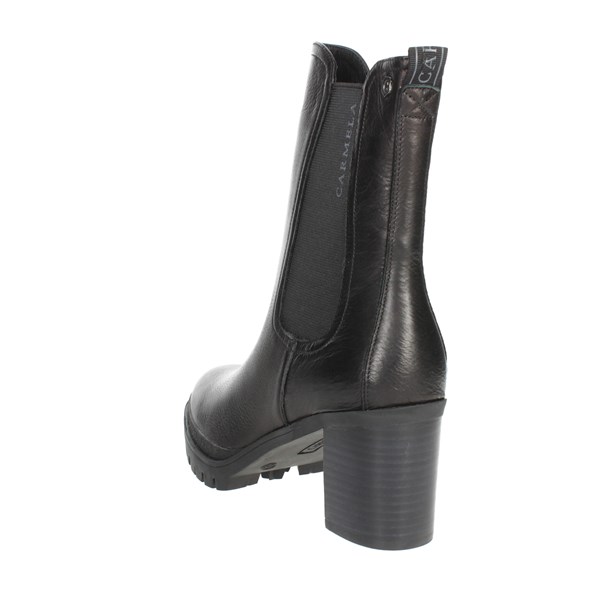 Carmela Shoes Heeled Ankle Boots Black 160315