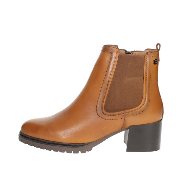 Carmela Shoes Heeled Ankle Boots Brown leather 160044