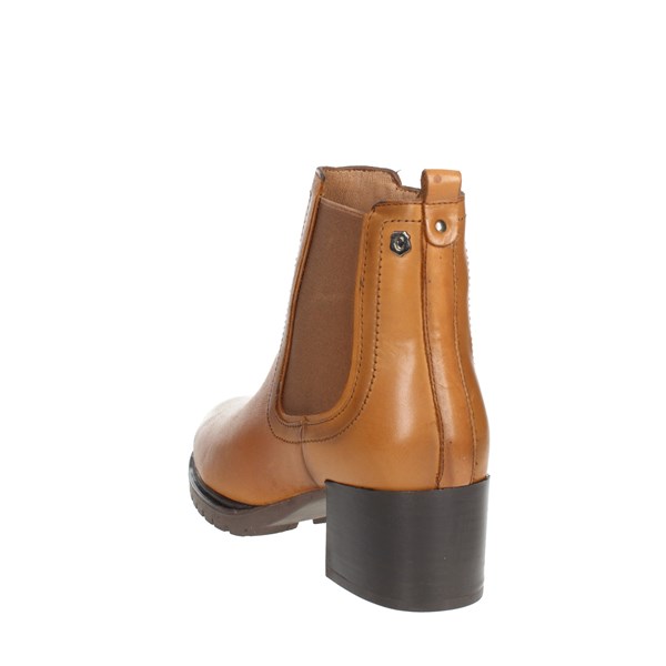Carmela Shoes Heeled Ankle Boots Brown leather 160044