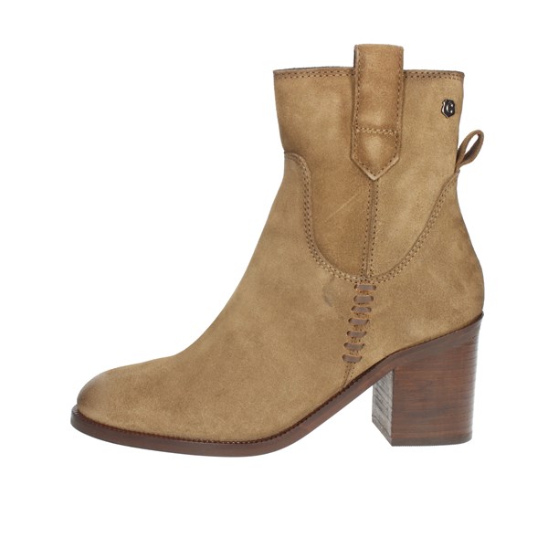Carmela Shoes Heeled Ankle Boots Brown Taupe 160060