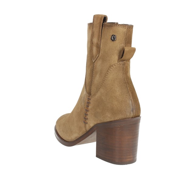 Carmela Shoes Heeled Ankle Boots Brown Taupe 160060