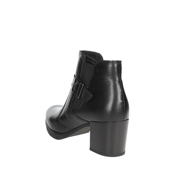 Valleverde Shoes Heeled Ankle Boots Black 49353