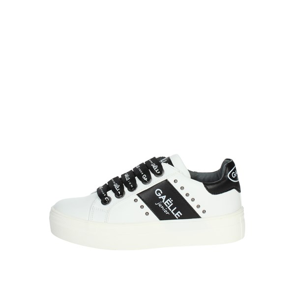 Gaelle Paris Shoes Sneakers White/Black G-1611