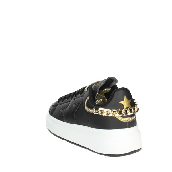 Shop Art Shoes Sneakers Black/Gold SASF220214
