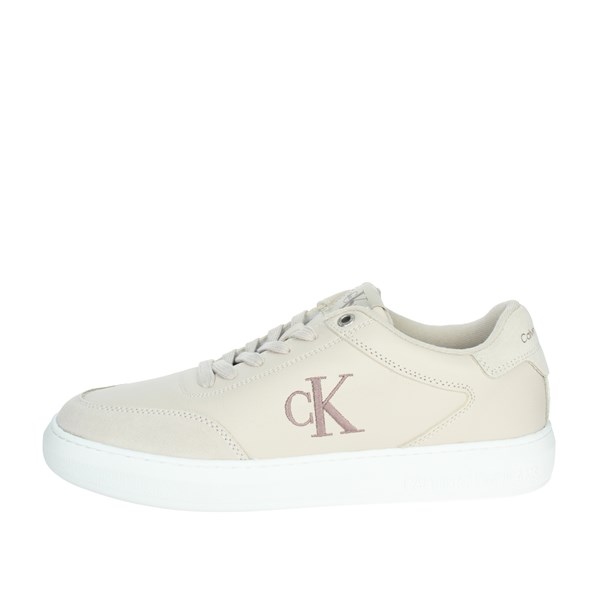 Calvin Klein Jeans Shoes Sneakers Beige YM0YM00496