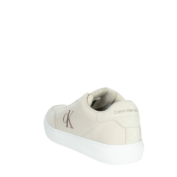 Calvin Klein Jeans Shoes Sneakers Beige YM0YM00496