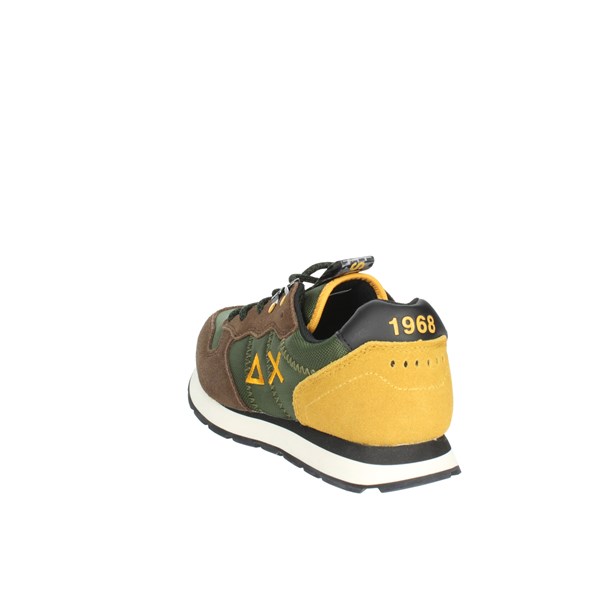 Sun68 Shoes Sneakers Brown/Dark Green Z42310T