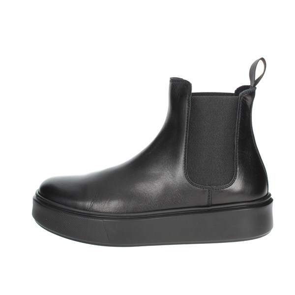 Frau Shoes Wedge Ankle Boots Black 41N3
