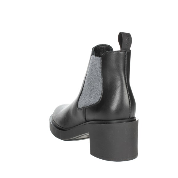 Frau Shoes Heeled Ankle Boots Black 80N3