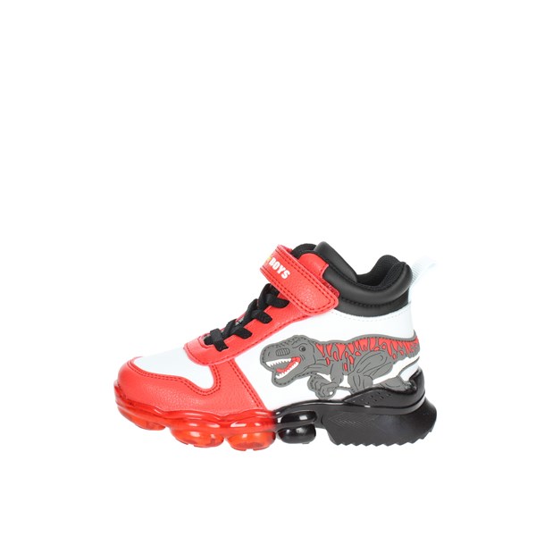 Bull Boys Shoes Sneakers White/Red DNAL2201-R