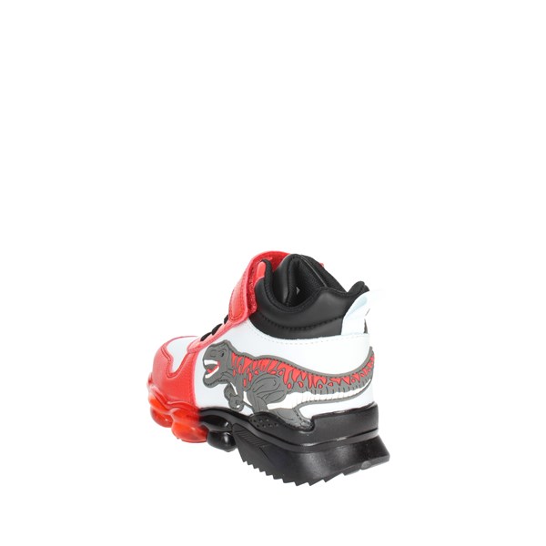 Bull Boys Shoes Sneakers White/Red DNAL2201-R