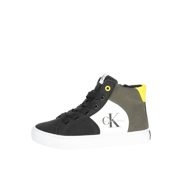 Calvin Klein Jeans Shoes Sneakers White/Black V3X9-80366-1467