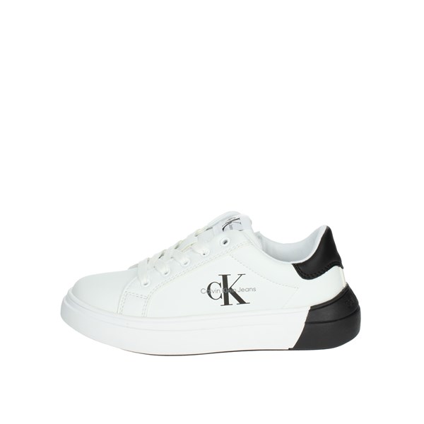 Calvin Klein Jeans Shoes Sneakers White/Black V3X9-80347-1355