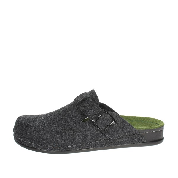 Grunland Shoes Slippers Grey/Green CI1016-A6